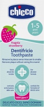 CHICCO 74290 Dentifricio Anticarie alla Fragola 50 ml per Bambini 1+ Anni