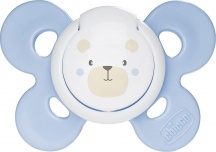 CHICCO 74931 210 PhysioForma Comfort Ciuccio Neonato 0-6 Mesi in Silicone 2 Pezzi Azzurro