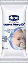 CHICCO 00007921000000 Salviettine Igienizzanti per Bambini Senza Profumazione 16 Pezzi Bianco