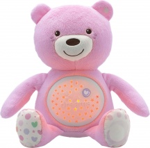 CHICCO 8015100 First Dreams Baby Bear Orsacchiotto Peluche per Bambini da 0+ Mesi Rosa