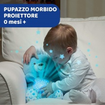 CHICCO 8015200 First Dreams Baby Bear Orsacchiotto Peluche per Bambini 0+ Mesi Azzurro