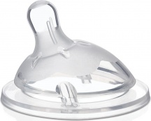 CHICCO 00081011100000 Natural Feeling Tettarella 0+ Mesi in Silicone Flusso Lento 81011100000