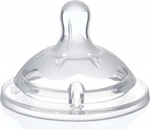 CHICCO 00081035200000 Natural Feeling Tettarella 4+M Silicone Flusso Regolare 2 Pz 81035200000