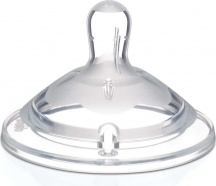 CHICCO 00081047200000 Natural Feeling Tettarella 6+M in Silicone Flusso Veloce 2 Pz 81047200000