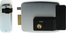 CISA 11721502 Serratura Elettrica Porta Cilindro Interno Entrata 50 mm Sx+3 Ch.