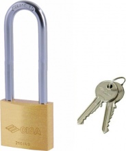 CISA 22011.52.0 Lucchetto Ottone mm 50 Arco Extra Lungo 22011