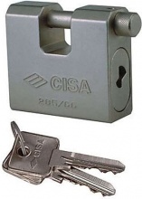 CISA 28550.KC.CODIFIC Lucchetto Corazzato mm 84 Serrande Kc 28550