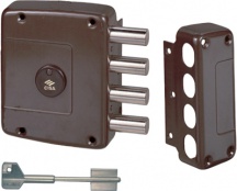 CISA 3207a3253 Serratura Legno Applicare 57152 Dm M4 E.mm 64 Sx