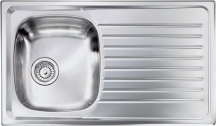 CM 010443.D1.01.2016 Lavello Cucina 1 Vasca Gocciolatoio SX Inox 86x50 cm