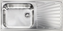 CM 011446.D1.01.2018 Lavello Cucina 1 Vasca Gocciolatoio SX Inox 100x50 cm