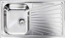 CM 011493.D1.01.2016 Lavello Cucina 1 Vasca Gocc. SX Inox 86x50 cm
