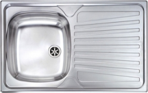 CM 011551.S1.01.2016 Lavello Cucina 1 Vasca Gocciolatoio DX Inox 79x50 cm