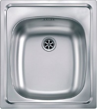 CM 011934XCSSX Lavello Cucina 1 Vasca da Incasso Sottotop 44 cm Inox  Cinzia