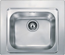 CM 011945.X1.01.2016 Lavello Cucina Sottotop 1 Vasca Inox 58x50 cm