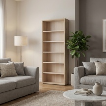 COMPOSAD LB4801K765 Libreria Moderna 5 Ripiani 82x36xh217 cm Rovere