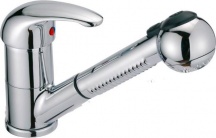 CROLLA 17070 Rubinetto Cucina Estraibile Miscelatore Monocomando Lavello Cromo