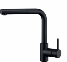 CROLLA ES 7740NO Rubinetto Cucina con Estraibile Miscelatore Monocomando Nero HARRY 7740NO
