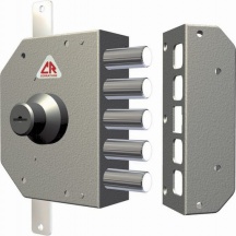 CR Serrature 3800-02N Serratura Porta Legno da Applicare 60,5 mm + 3 Chiavi