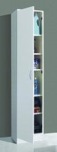 CTF 751140 Mobile Multiuso 4 Ripiani + 1 Fisso 40x36xH186 cm Bianco