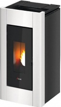 Cadel 7022076 Stufa a Pellet Canalizzata 10.5Kw 25Kg 294m3 Bianco  PRINCE Plus 11