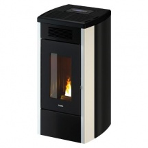 Cadel 7023121 Stufa a Pellet Canalizzata 13,7 kW 23 Kg 390 m3 Bianco ATENA Plus 14 T2