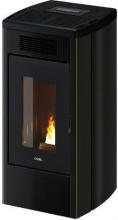 Cadel 7023125 Stufa a Pellet Canalizzata 13,7 kW 23 Kg 390 m3 Antracite ATENA Plus 14 T2