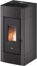 Cadel 7025035 Stufa a Pellet Ventilata 8,5kW 17 Kg 238 m3 Antracite  CRISTAL 9 T1