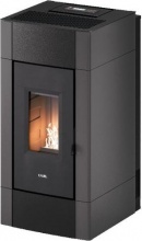 Cadel 7025038 Stufa a Pellet Canalizzata 8,5 kW 17 Kg 238 m3 Antracite CRISTAL Plus 9