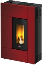 Cadel 7025107 Stufa a Pellet Ventilata 5,1 kW 12 Kg 146 m3 Metallo Bordeaux Spirit 5 T2