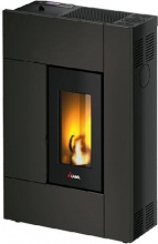 Cadel 7025109 Stufa a Pellet Ventilata 5,1 kW 12 Kg 146 m3 Antracite  Spirit 5 T2