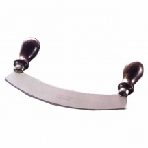 Calder 418 Mezzaluna Inox manici Legno