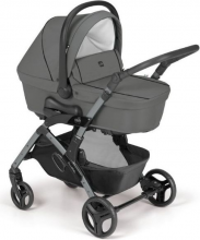 Cam 877019-T964 Fluido Easy Passeggino Trio 0-22 Kg + Carrozzina + Seggiolino Auto Grigio