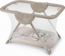 Cam B122 C261 Box per Bambini 0-15 Kg Neonato Recinto Richiudibile Beige fantasia Orso