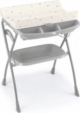Cam C203008 C270 Volare - Fasciatoio Neonato con Vaschetta Bagnetto Pieghevole Nuvolette