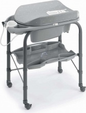 Cam C209 C265 Cambio - Fasciatoio Neonato con Vaschetta Bagnetto Grigio con Coniglio