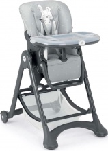 Cam S2300 C265C91 Campione - Seggiolone Pappa 6-36 Mesi Reclinabile con Ruote Coniglio