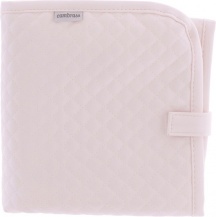 Cambrass 46169 Fasciatoio Portatile pieghevole da Viaggio in Ecopelle Rosa Sara