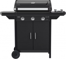 Campingaz 2181063 Barbecue a Gas da Giardino 4 Bruciatori in Acciaio Nero COMPACTT 3 EXS