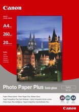 Canon 1686B021 Carta A4 Fotografica Photo Paper Plus Semi-Gloss SG-201 260 242F882
