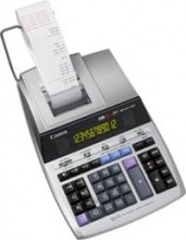 Canon 2496B001 Calcolatrice scrivente 12 cifre Display e Stampa Bicolore Argento MP1211