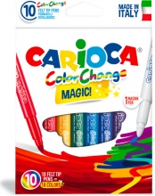 Carioca 42737 Confezione 10 Pennarello Colorchange C.Ass
