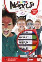 Carioca 43052A Maschera per Viso Gioco 6 pezzi