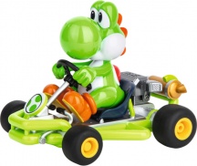 Carrera 370200988 Mario Kart Pipe Kart Yoshi Veicolo Radiocomandato 6+ anni