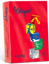 Favini A74C304 Carta inkjet A4 210x297 mm 250 fogli Rosso