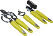 Casa Collection 35372 Set 3 Pezzi Apritutto Manico Verde
