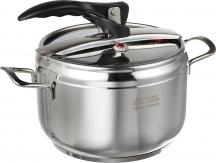 Casa Collection 35948 Pentola a Pressione in Acciaio Inox 5 Litri cm 20 2 Manici Chic