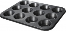 Casa Collection 45347 Stampo per Dolci Muffin in Acciaio 12 Posti - Magiche Delizie