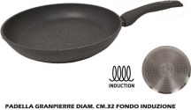 Casalinghi Letizia Ceramica CL297837 Padella Antiaderente Induzione 32 cm Gran Pierre