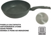 Casalinghi Letizia Ceramica CL299770 Padella Antiaderente Induzione 32 cm Granpierre