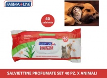 Casapiu CAPI6115 Salviettine Profumate per Animali Pz.40 Pet